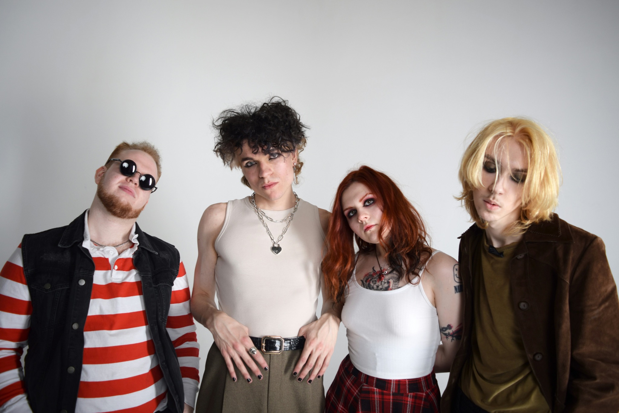 Alternative indie band portrait