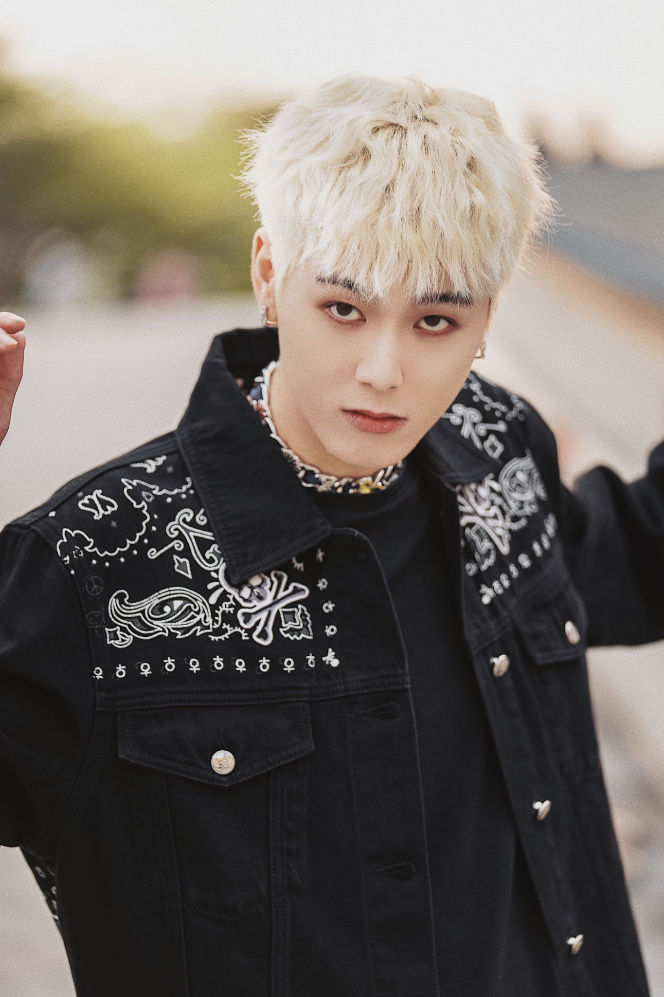Male K-pop inspired artist portrait